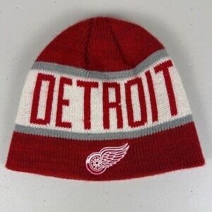 Detroit Red Wings NHL‎ Knit Beanie Hat OSFA Officially Licensed Fan Favorite